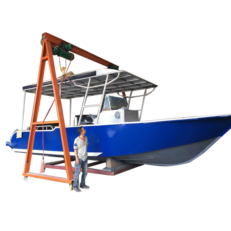 Bateau en aluminium offshore à peinture silencieuse