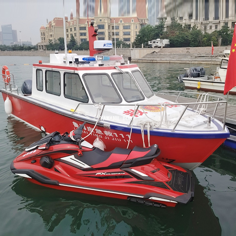 Police en aluminium de bateau de travail de sauvetage de pilote de patrouille de 8,76 m