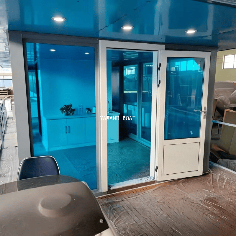 Bateau ponton en verre de 11 m, usine de yacht Yamane Ryu