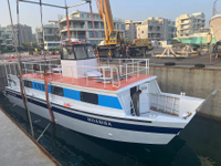 Ferry en aluminium pour passagers catamaran en haute mer de 15 m 50 pieds
