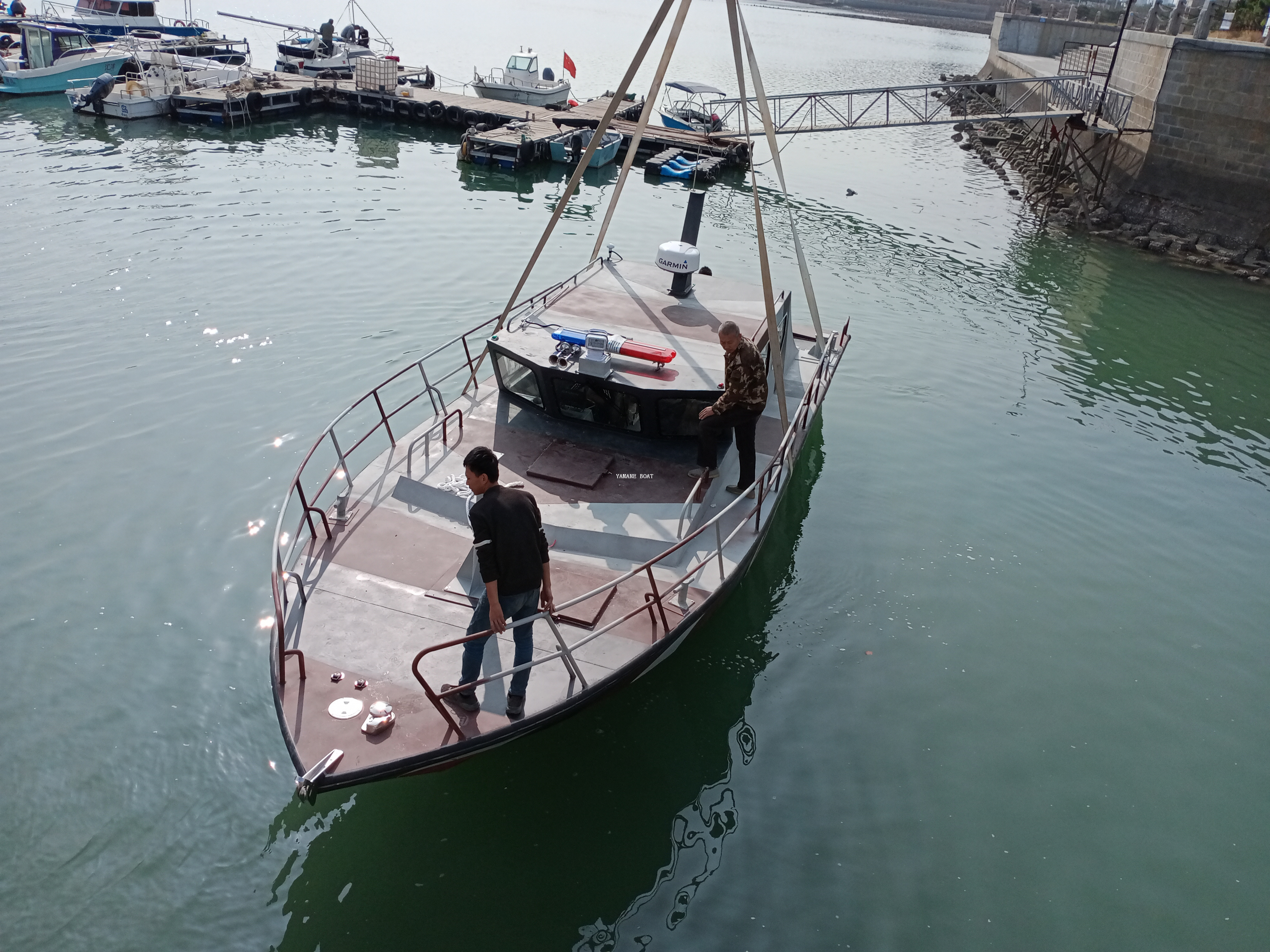 Bateau de cabine de patrouille pilote en aluminium de 11,3 m et 36 pieds 