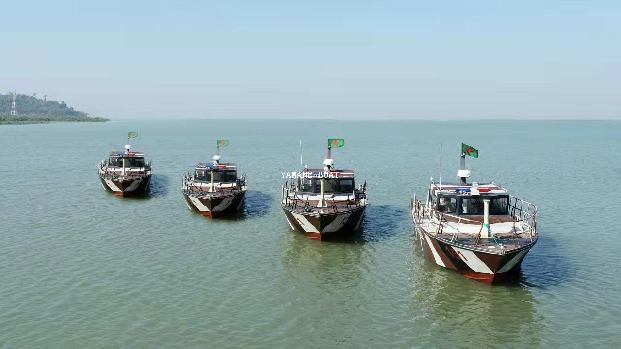 Bateau pilote de patrouille en aluminium de 11,5 m 