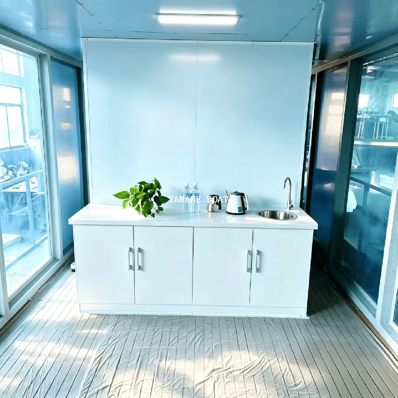 Bateau ponton en verre de 11 m, usine de yacht Yamane Ryu