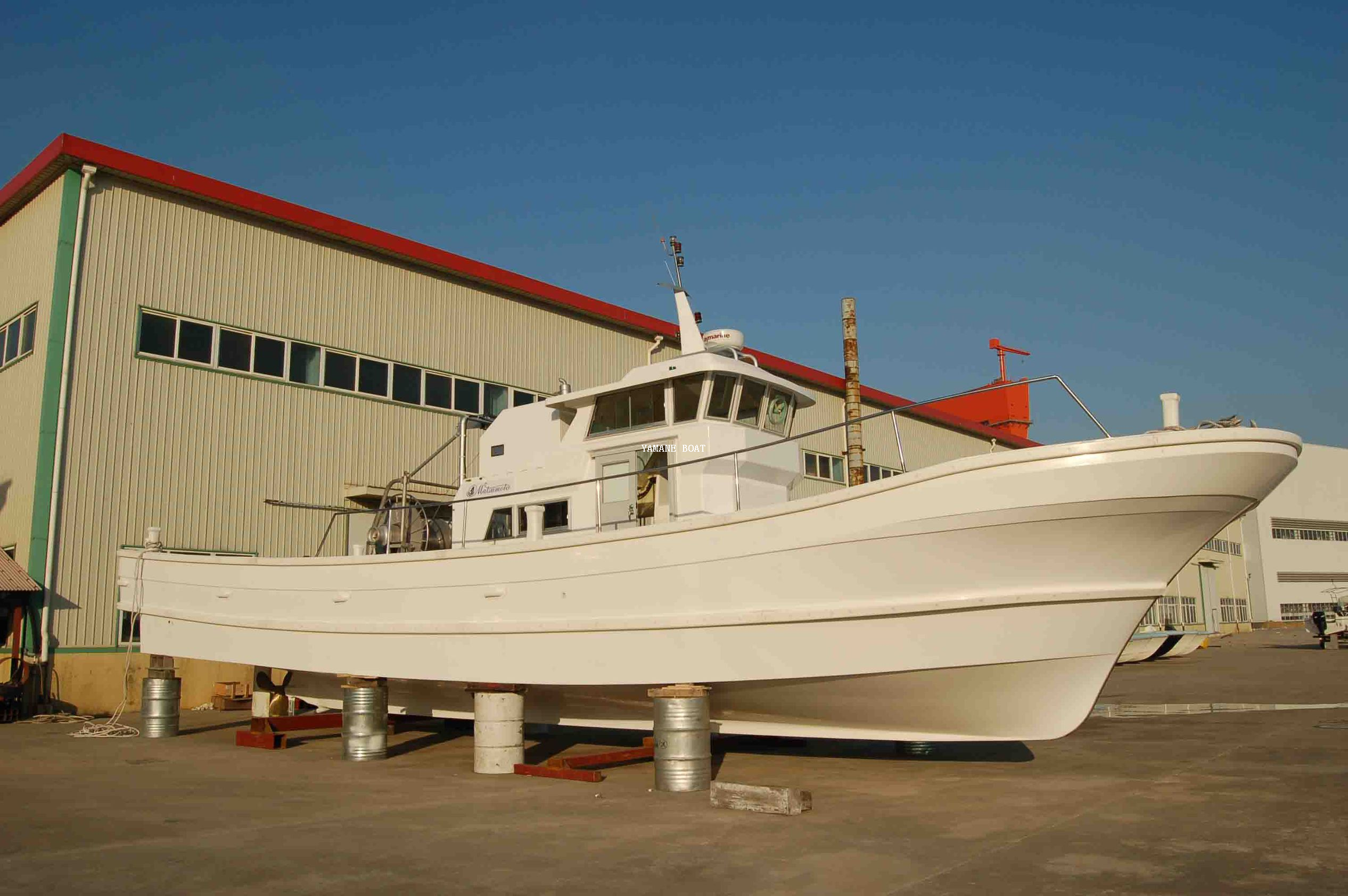 17.1m bateau de pêche professionnelle en fibre de verre commercial avec diesel à l'intérieur et à l'hélice