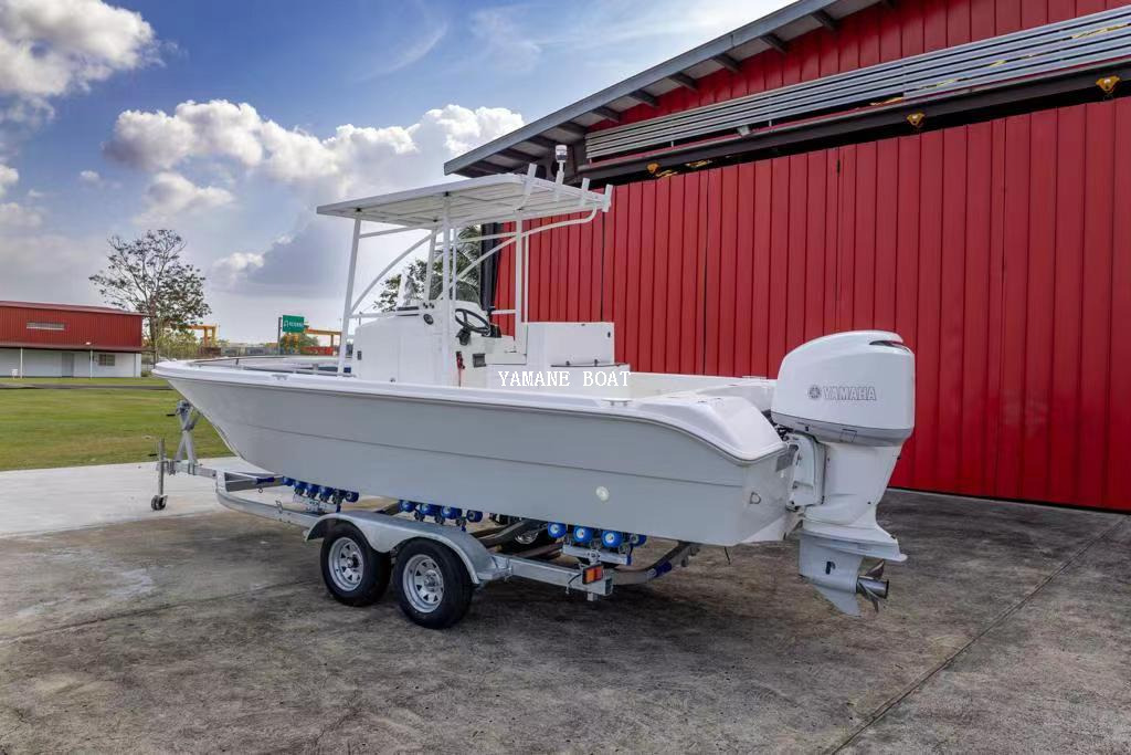Bateau de thon de pêche de console centrale de fibre de verre de yacht de Yamane de 24 pieds 7,20 m 