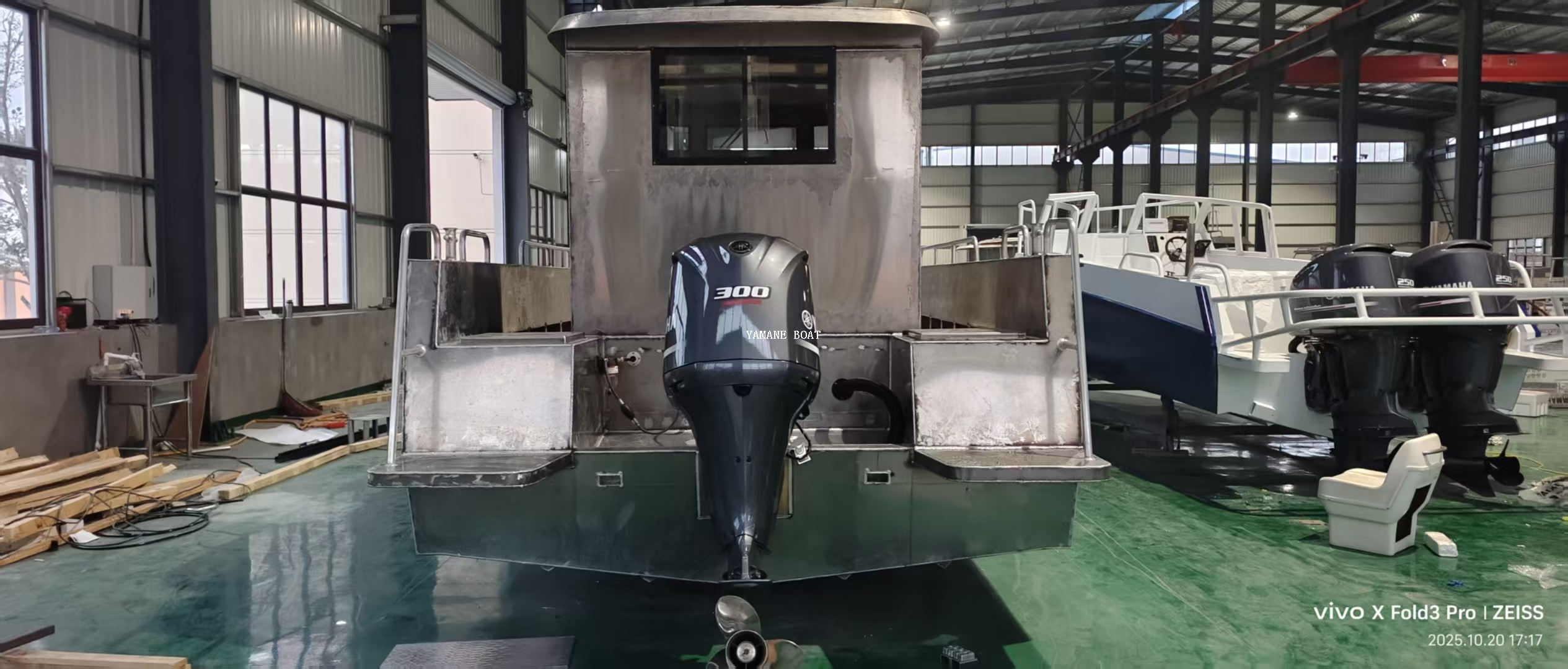 Péniche de débarquement moyenne en aluminium marin