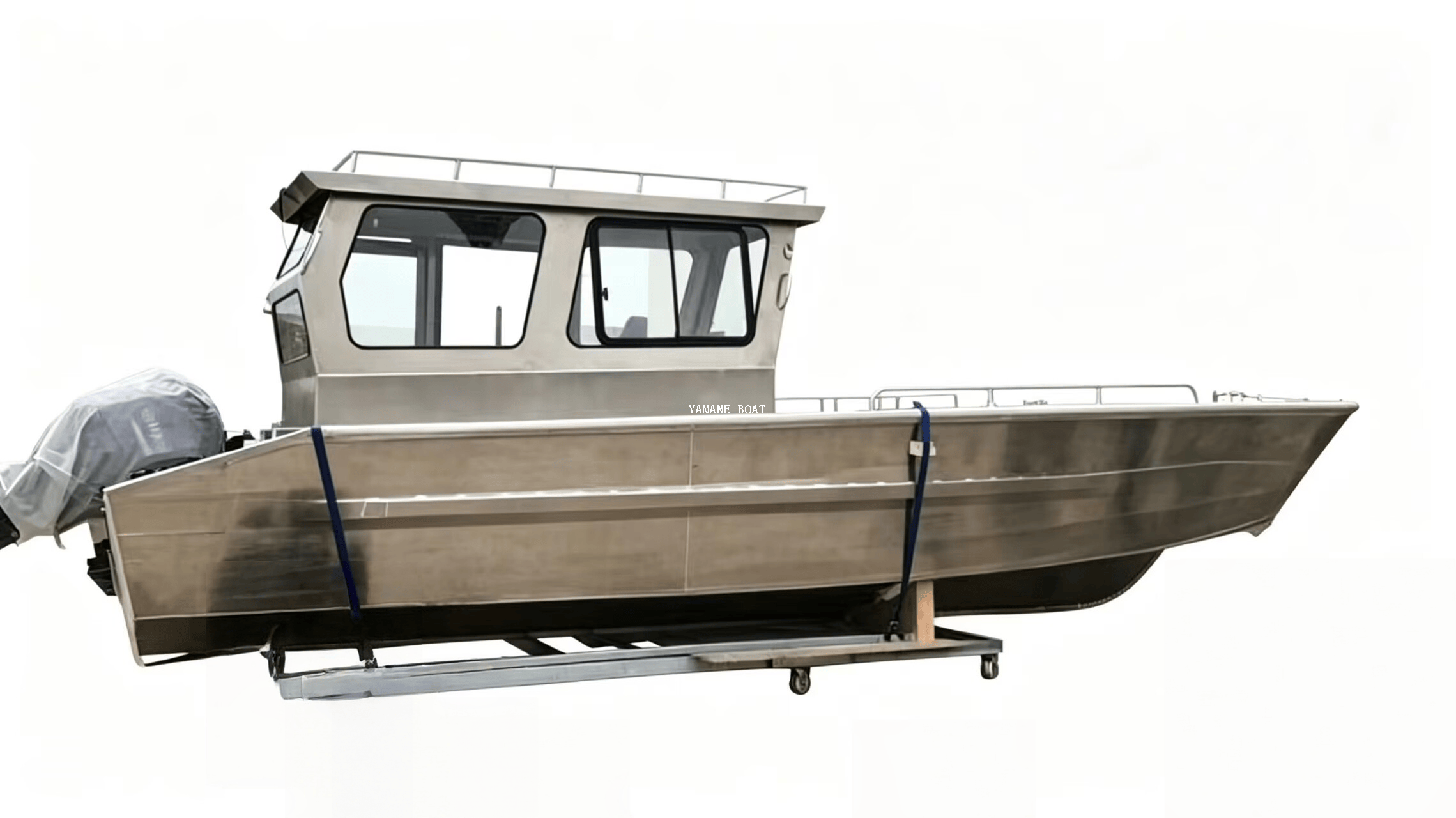 Bateau de débarquement en aluminium de 30 pieds avec cabine capitaine fermée 