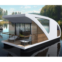 Nouveau bateau-maison ponton électrique