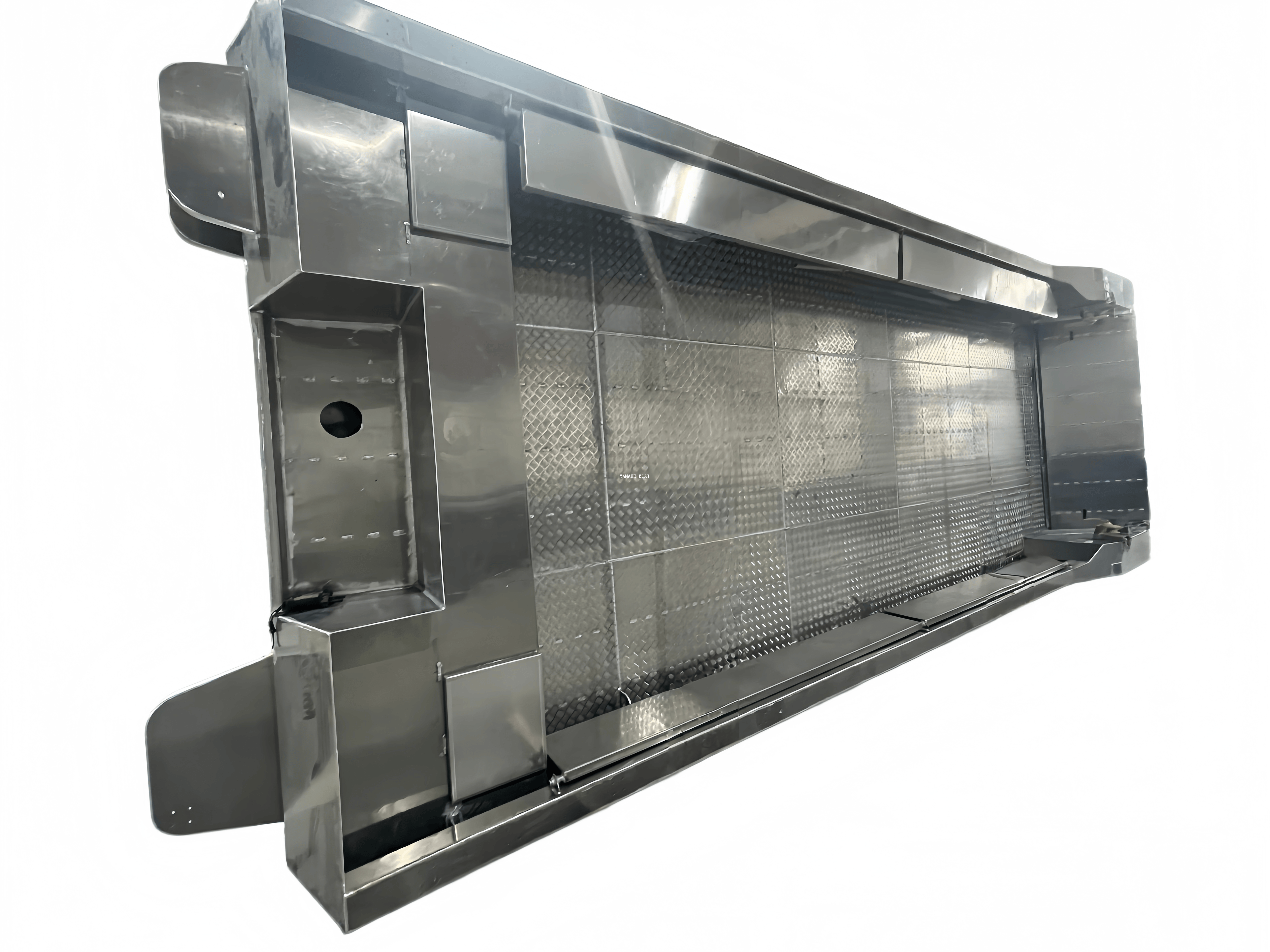 Barge de débarquement en aluminium de 8,5 m avec commande arrière 
