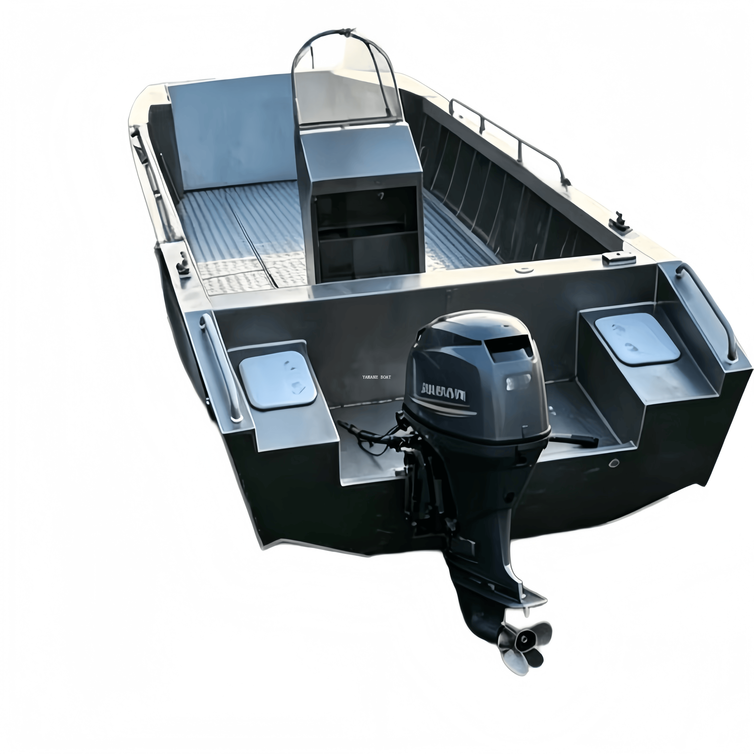 Bateau de débarquement en aluminium de 27 pieds avec auvent en T pour le Canada 