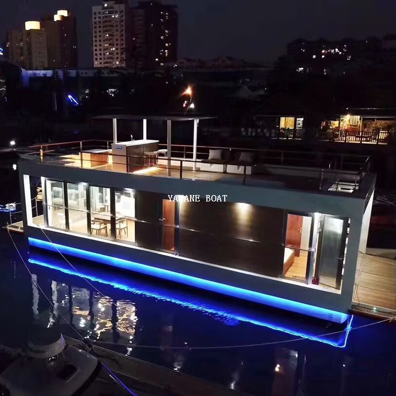 Bateau ponton en aluminium de 11,8 m