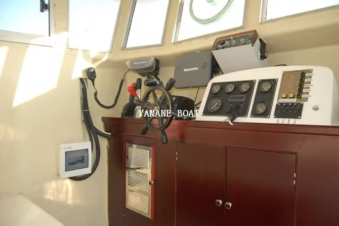17.1m bateau de pêche professionnelle en fibre de verre commercial avec diesel à l'intérieur et à l'hélice