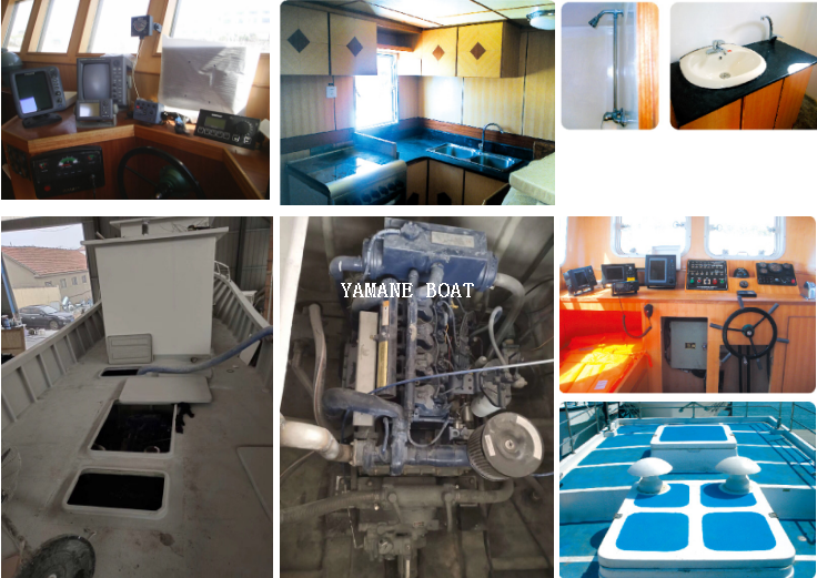 d&eacute;tails du bateau