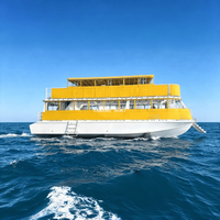 Bateau à passagers catamaran en aluminium de 50 pieds pour le tourisme et le tourisme