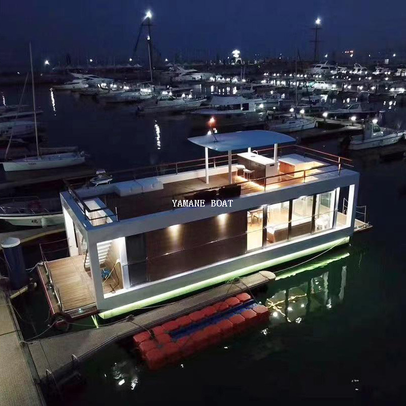 Bateau ponton en aluminium de 11,8 m