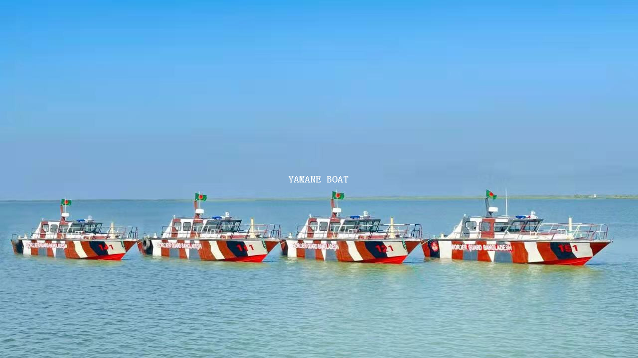 Bateau pilote de patrouille en aluminium de 11,5 m 