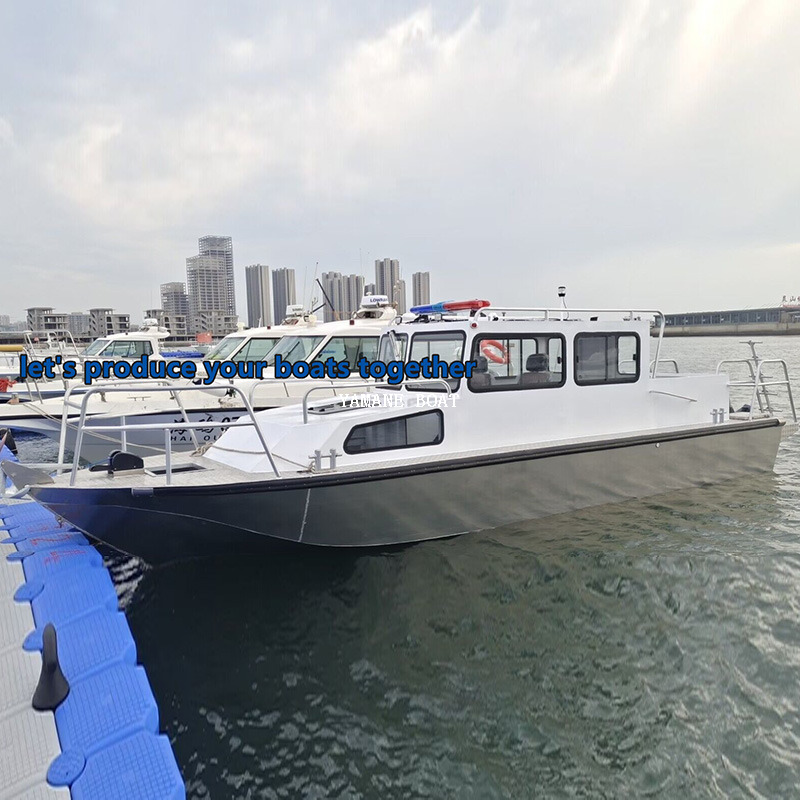 Bateau de travail de sauvetage de plongée pilote de patrouille en aluminium de 9,55 m