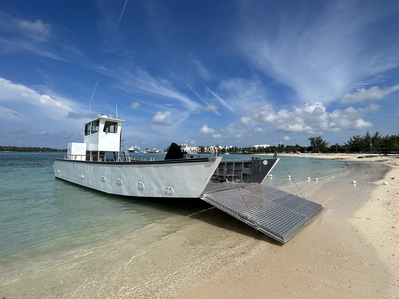 Bateau de transport de haute qualité en aluminium de 15 m