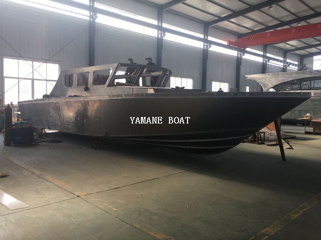 Bateau de sauvetage à vitesse rapide de pilote de patrouille en aluminium de 37 pieds 