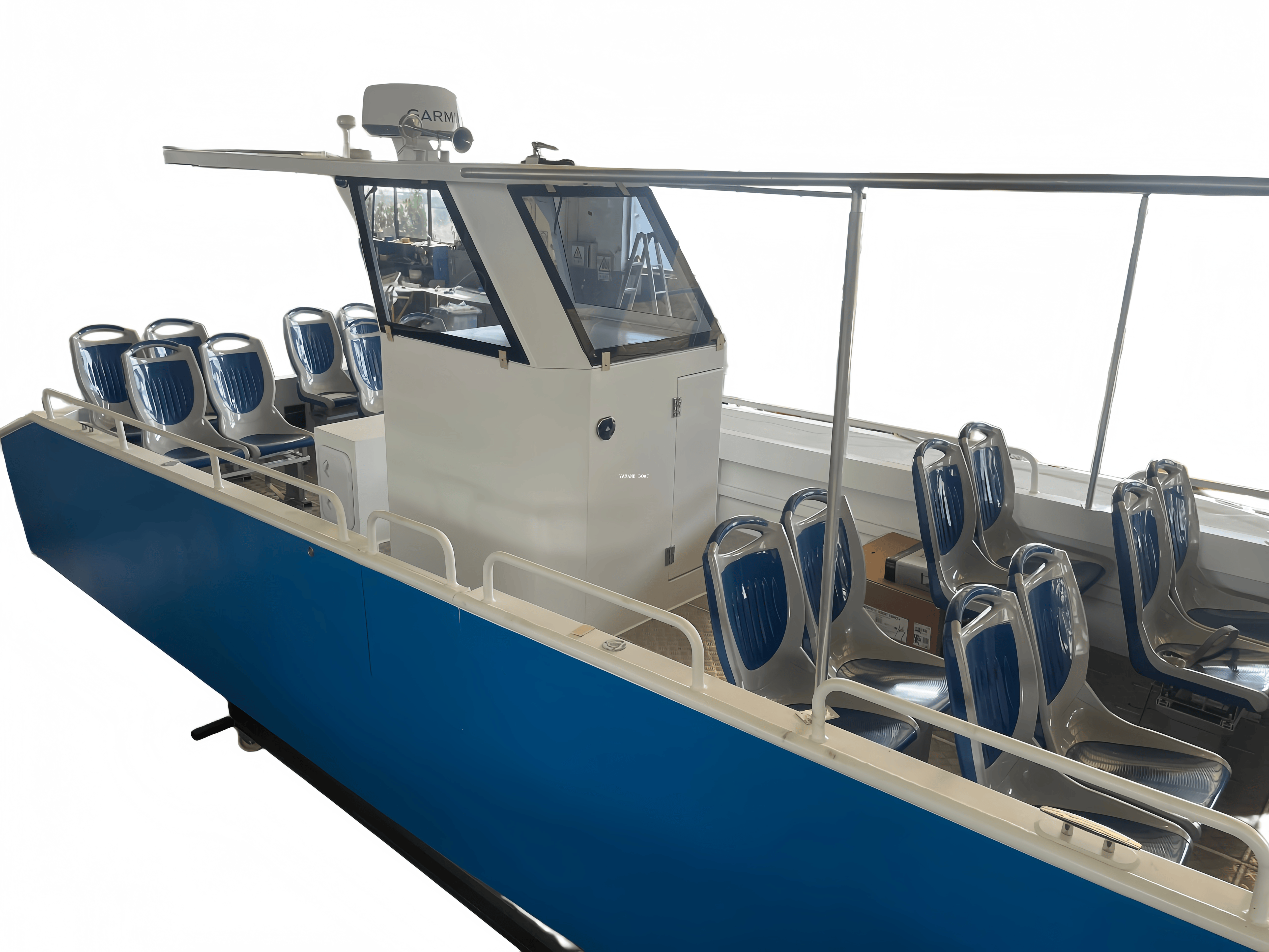 Bateau à passagers catamaran en aluminium ouvert de 32 pieds avec 20 sièges 