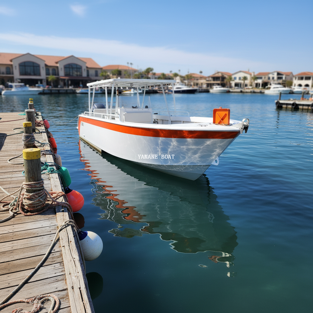 Yacht à grande vitesse de bateau de pêche de chapiteau en aluminium de 32 pieds 9,7 m