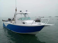 Console centrale pour bateau de pêche en aluminium