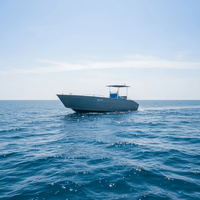 Péniche de débarquement en aluminium de 8 m avec dessus en T 