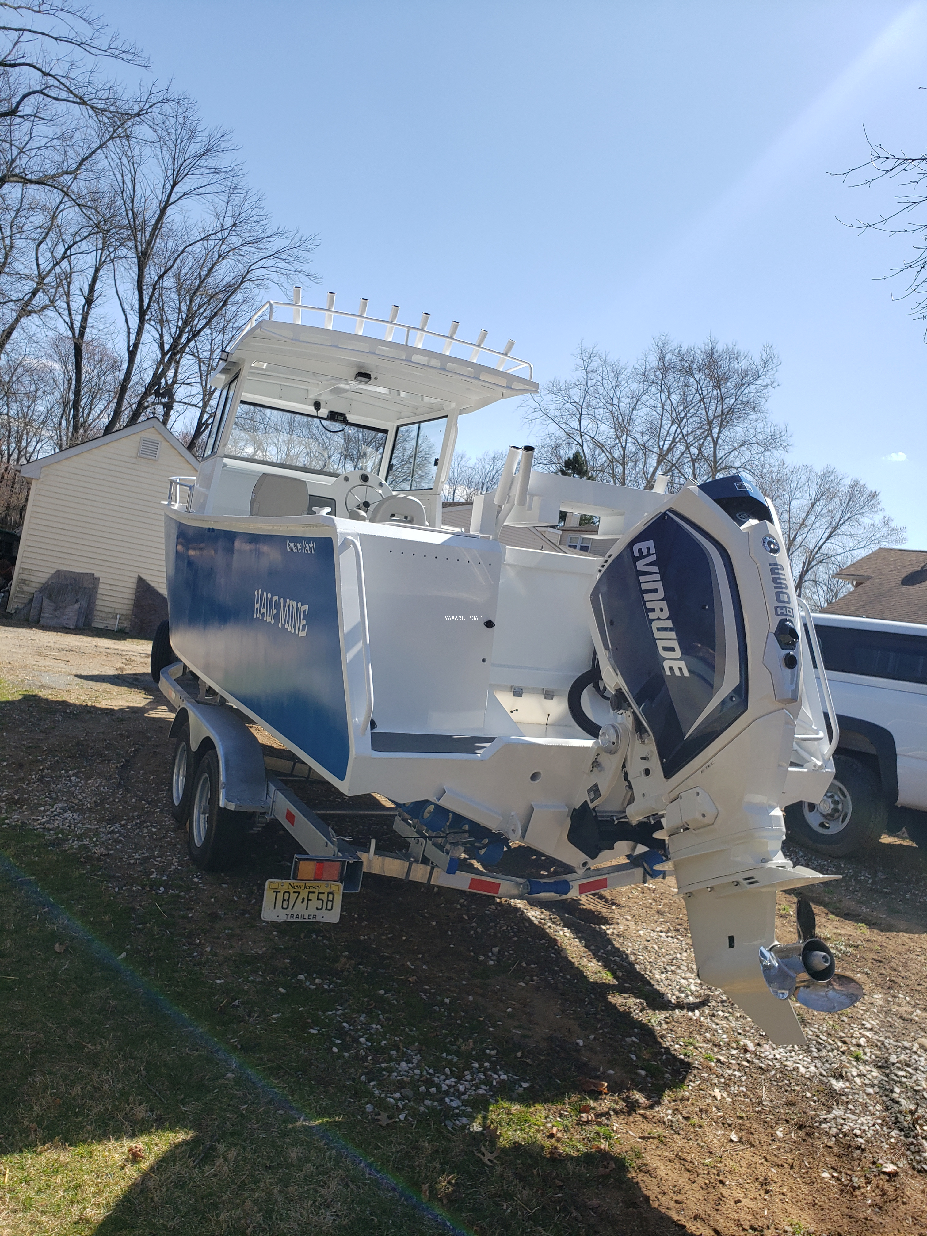 Bateau en aluminium offshore de sablage de haute qualité