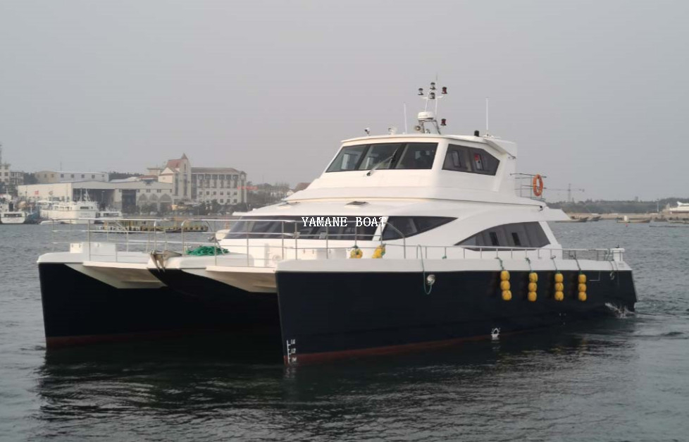 Catamaran de luxe en fibre de verre de 65 pieds pour le transport en ferry et la fête 