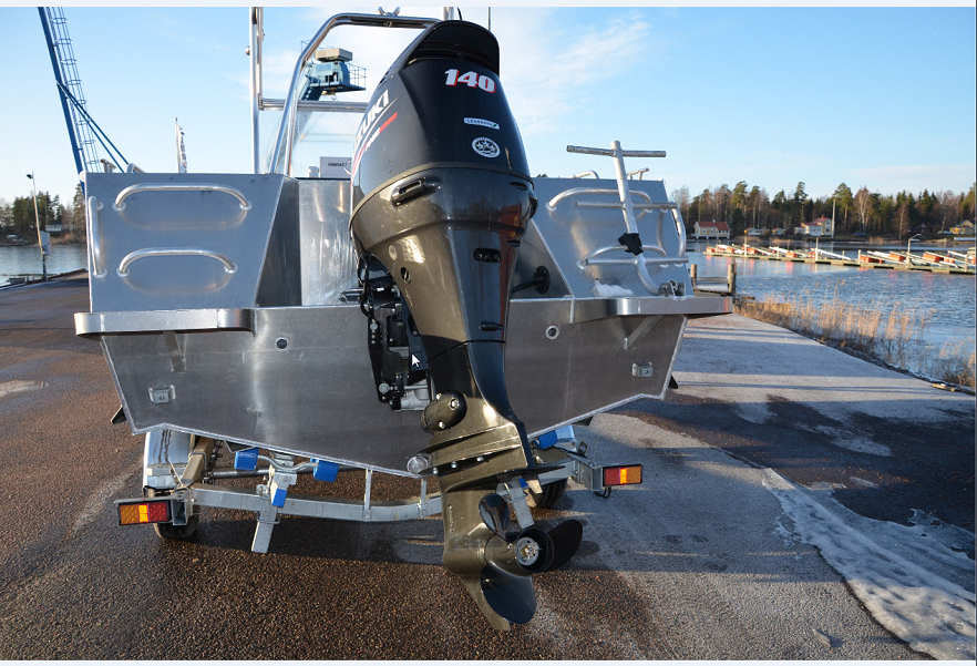 Bateau en aluminium offshore à polissage silencieux