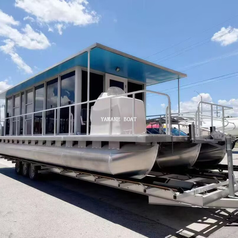 Bateau ponton en aluminium de 12 m, yacht Yamane Ryu