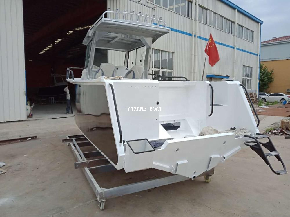 Console centrale pour bateau de pêche en aluminium