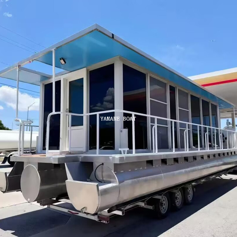 Bateau ponton en aluminium de 12 m, yacht Yamane Ryu