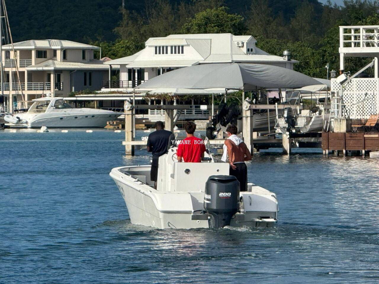 Bateau de pêche de yacht de vitesse de fibre de verre de 7.20M 24ft