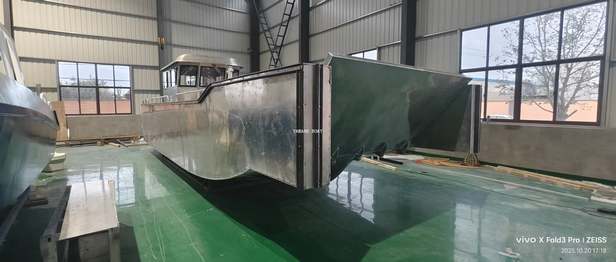 Péniche de débarquement moyenne en aluminium marin