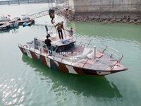 Bateau de police de patrouille en aluminium à vitesse rapide de 36 pieds 