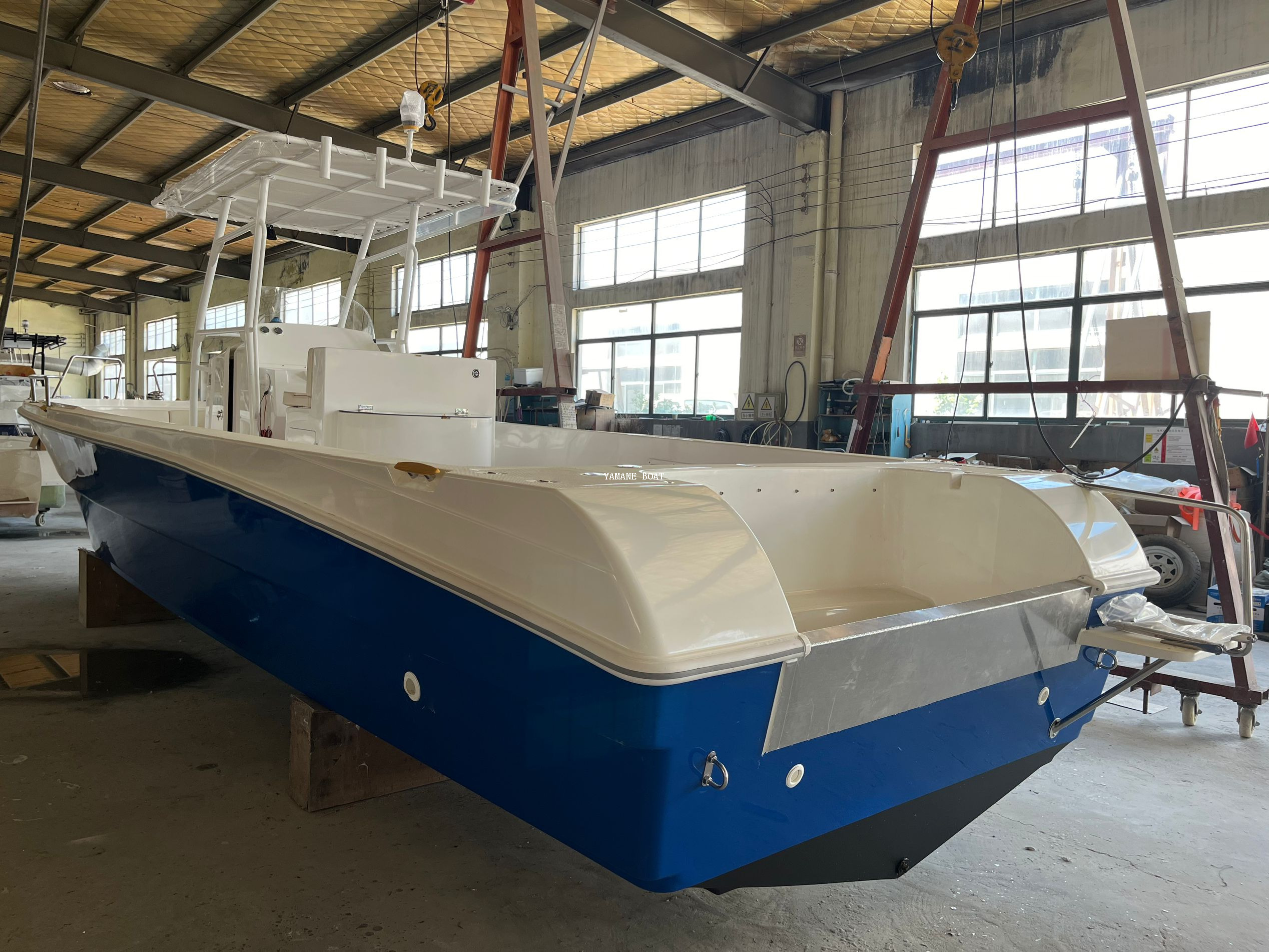 bateau de sports de yacht à grande vitesse de fibre de verre de 9m 30ft pour des loisirs