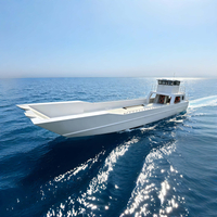 Péniche de débarquement en aluminium de 83 pieds avec quatre hors-bord Gaslion de 350 ch et haute vitesse 